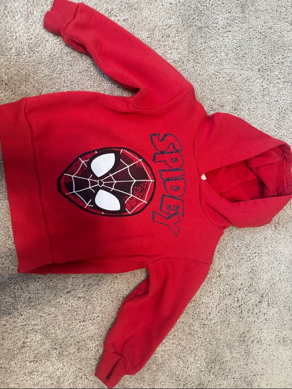Marvel Red Spidey Hooded Sweatshirt for Kids